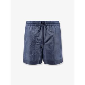 Gucci Men Nylon Swim Trunks With All-Over Gucci Incrocio Print